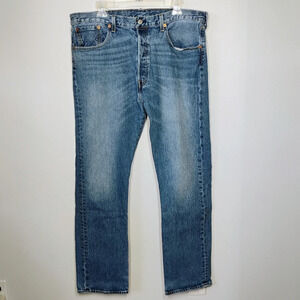 Levi's 501 XX Jeans Mens 38x32 Button Fly Straight Leg Medium Wash Classic
